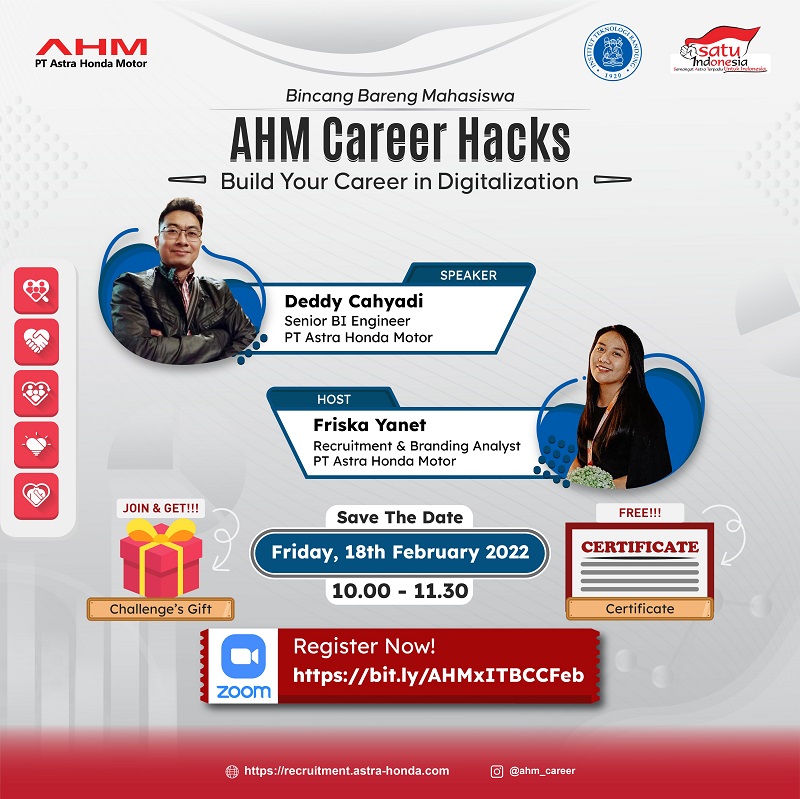 Bincang Bareng Mahasiswa - AHM Career Hacks