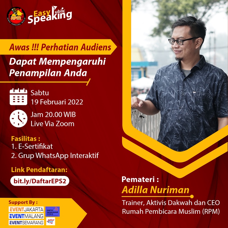 AWAS !!! Perhatian Audiens Dapat Mempengaruhi Penampilan Anda