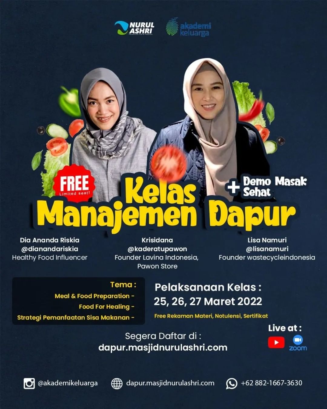 Kelas Manajemen Dapur spesial Pra Ramadhan 2022