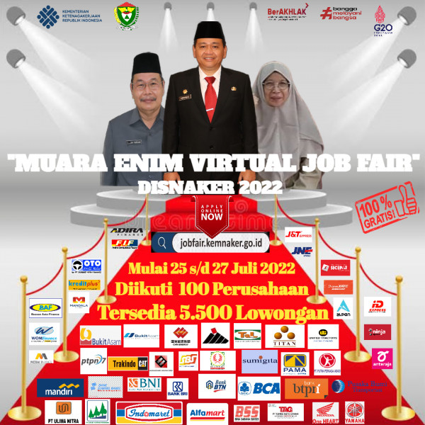 MUARA ENIM VIRTUAL JOB FAIR 2022