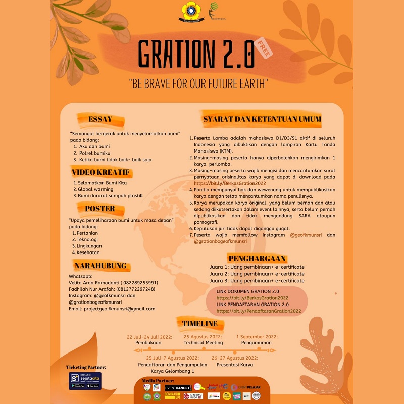 GRATION 2.0 BO GEO FKM UNSRI 2022