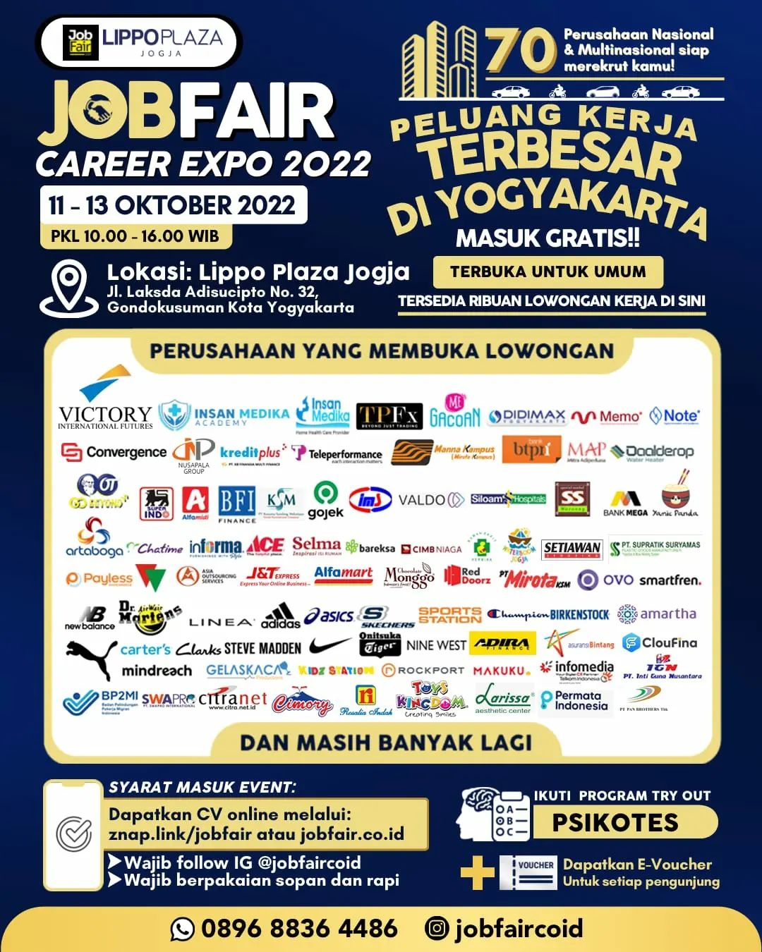 JOBFAIR CAREER EXPO JOGJA - OKTOBER 2022