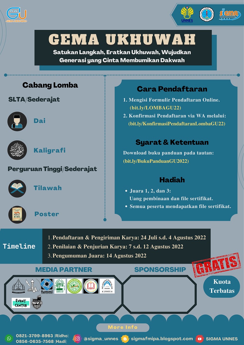 LOMBA GEMA UKHUWAH 1444H