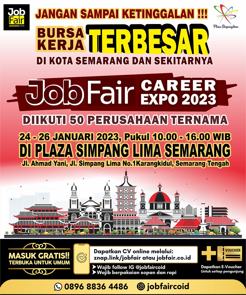 JOBFAIR CAREER EXPO TERBESAR DI SEMARANG