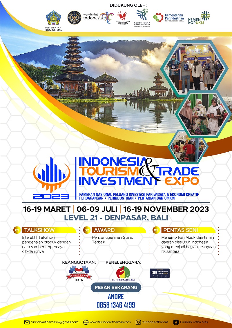 INDONESIA TOURISM & TRADE INVESTMENT EXPO 2023 (BALI)