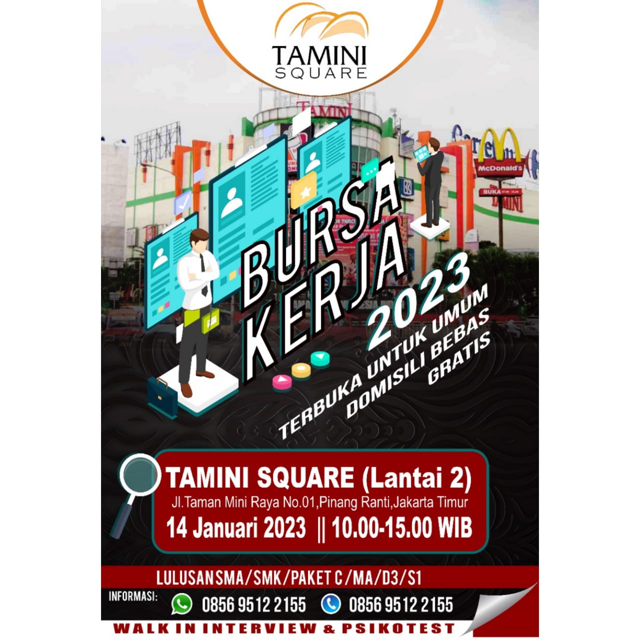 BURSA KERJA JAKARTA TIMUR - JANUARI 2023