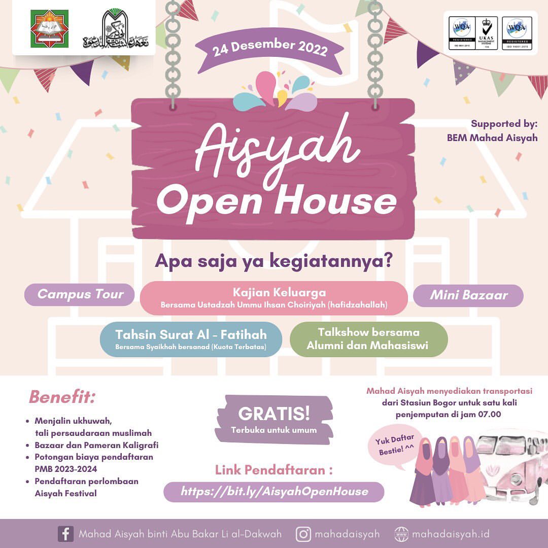 Aisyah Open House 2022