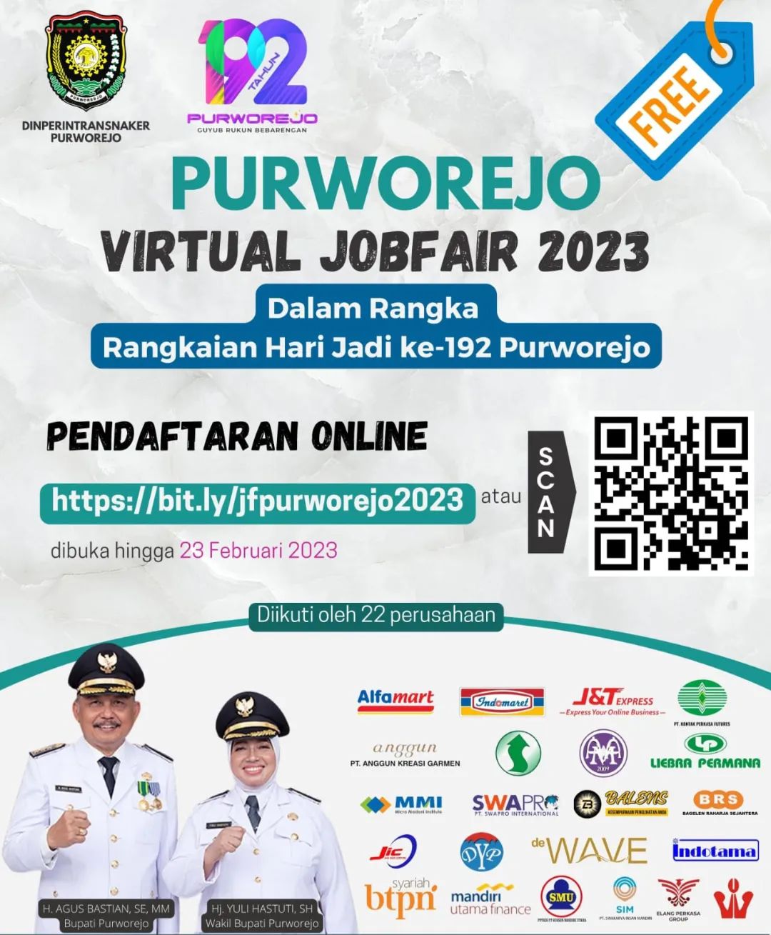 Purworejo Virtual Jobfair 2023