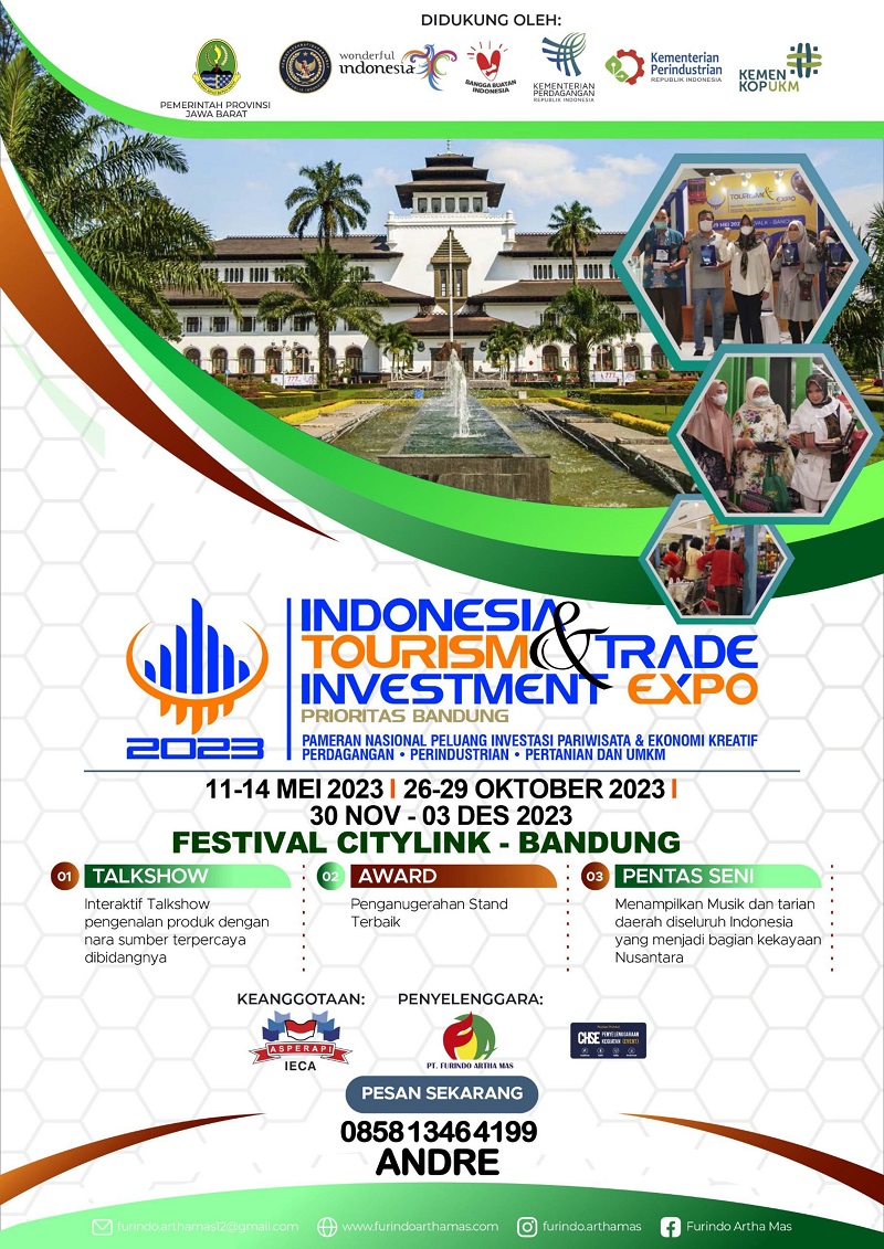 INDONESIA TOURISM & TRADE INVESTMENT EXPO 2023 (BANDUNG)