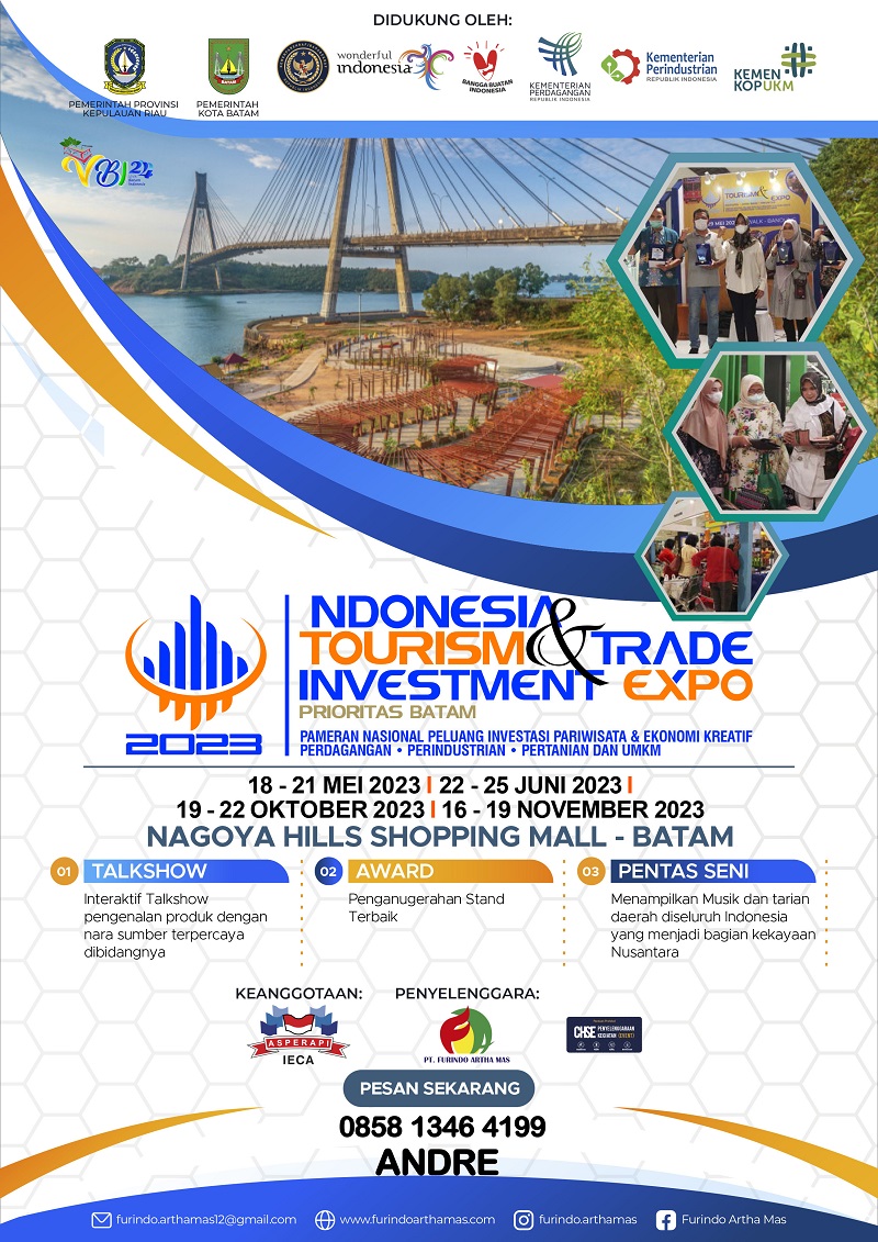INDONESIA TOURISM & TRADE INVESTMENT EXPO 2023 (BATAM)