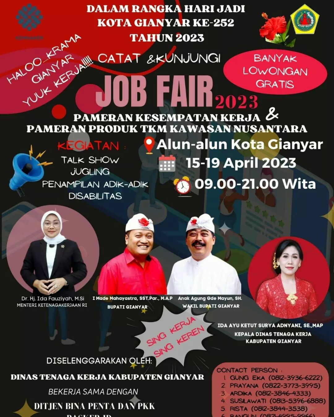 Job Fair Kabupaten Gianyar - April 2023