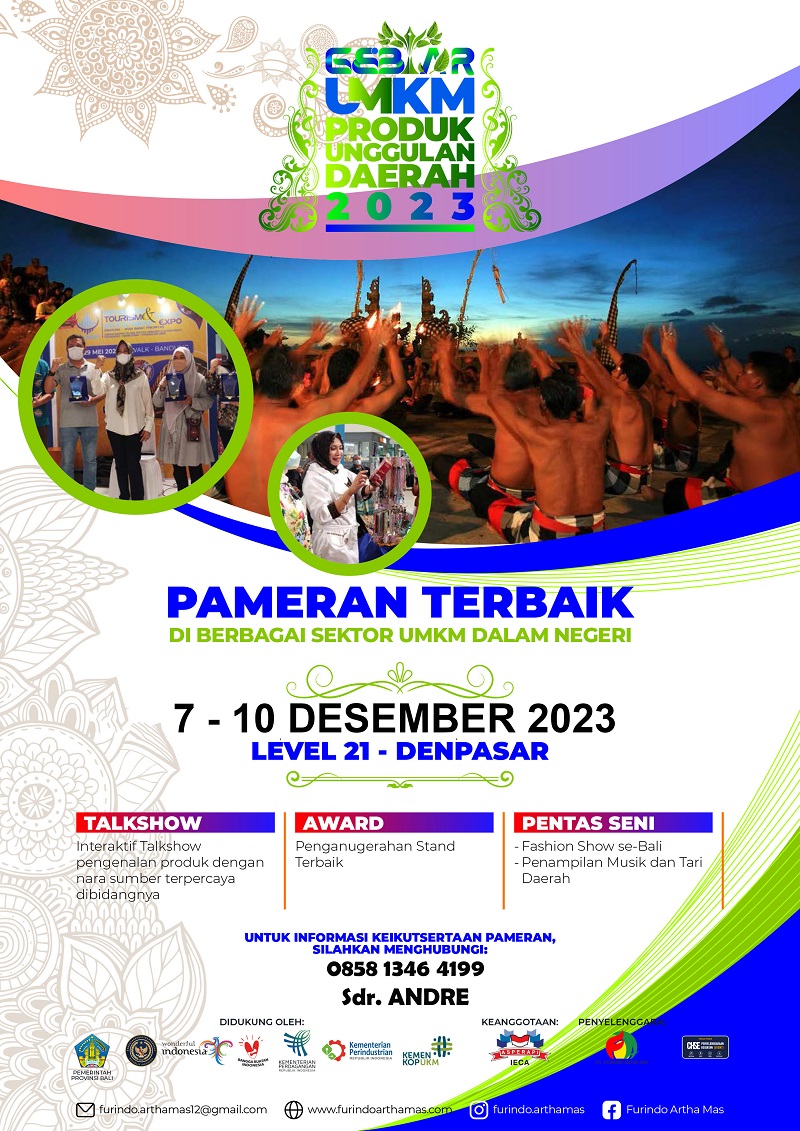 GEBYAR WISATA, UMKM DAN PRODUK UNGGULAN DAERAH (BALI)