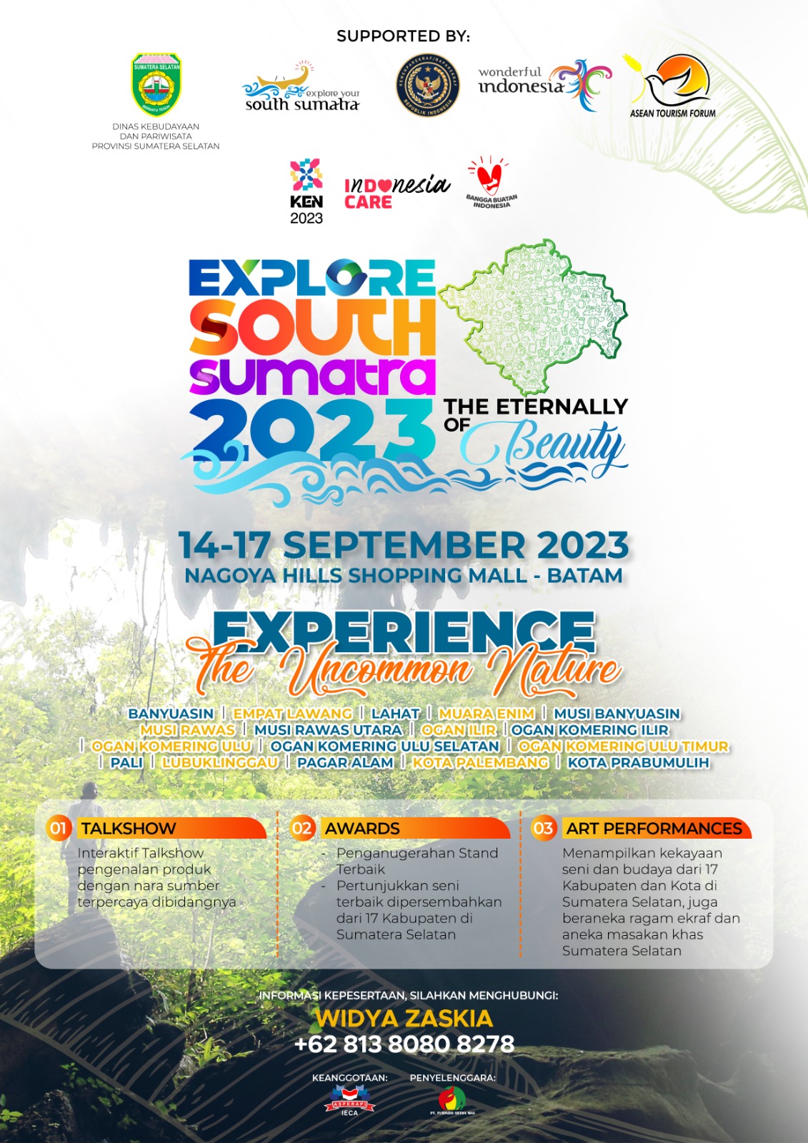 EXPLORE SOUTH SUMATERA 2023 "THE ETERNALLY OF BEAUTY"