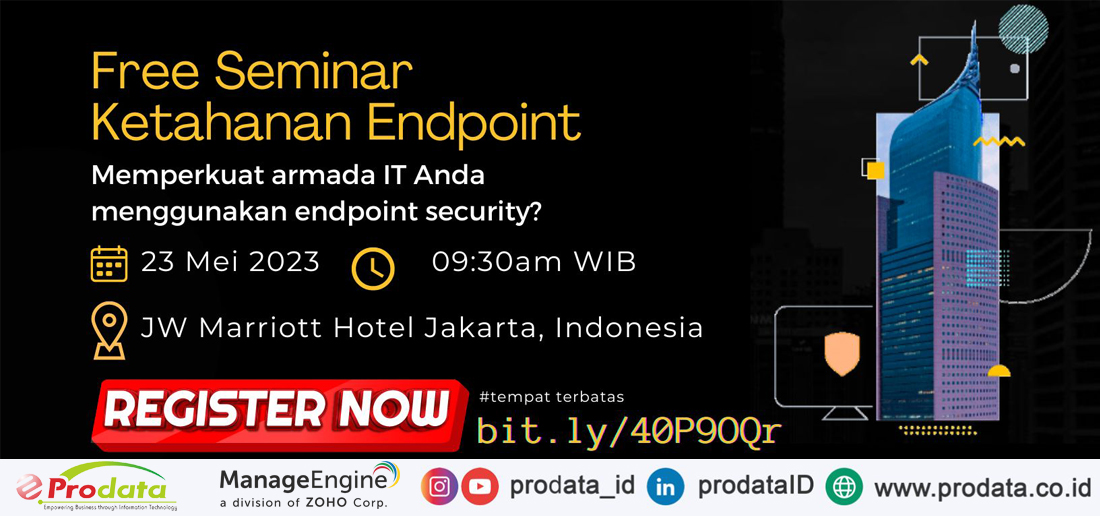 Seminar Ketahanan Endpoint Prodata ManageEngine