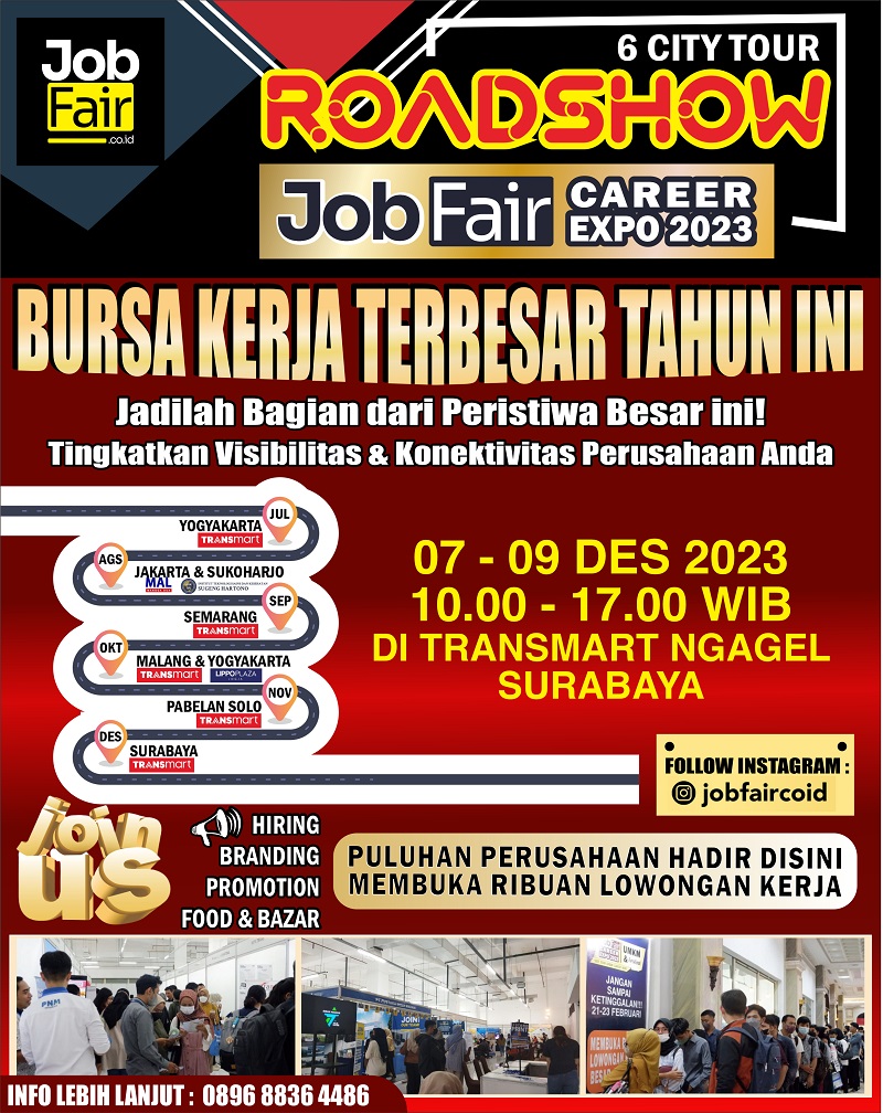 ROADSHOW JOBFAIR CAREER EXPO TO SURABAYA