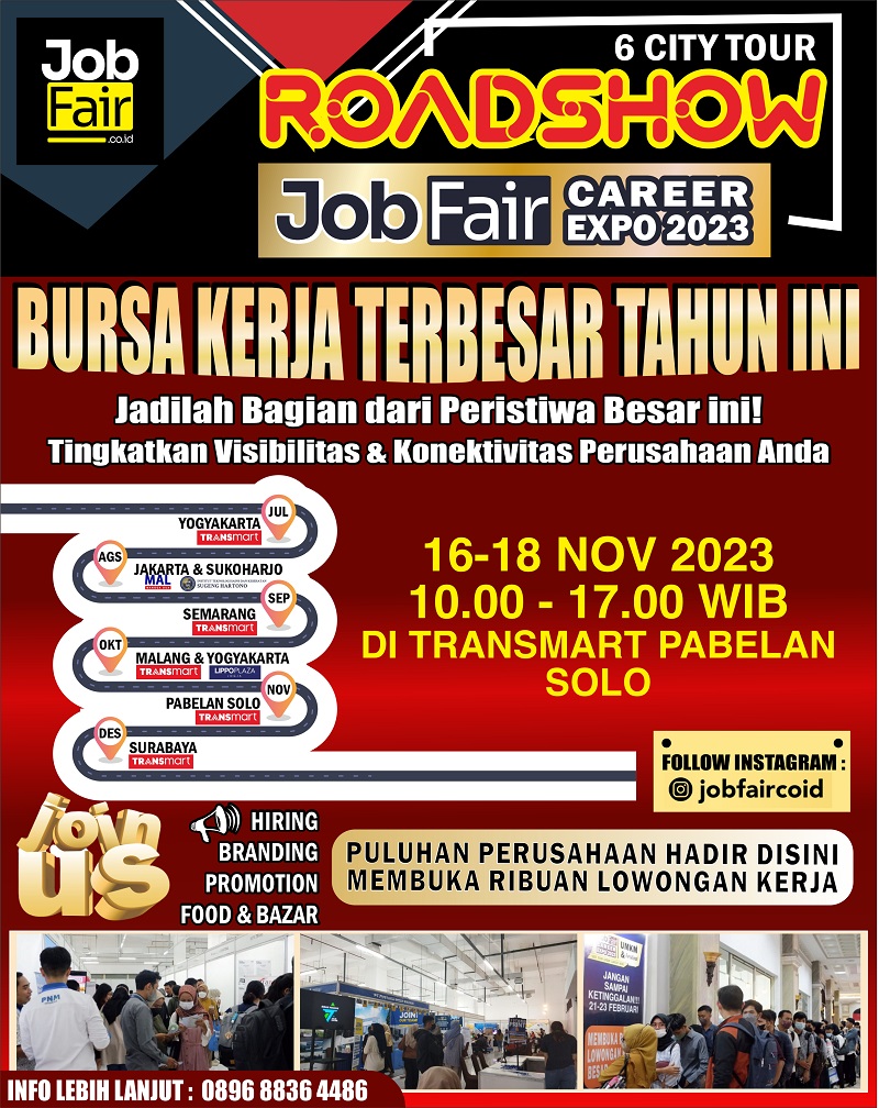 ROADSHOW JOBFAIR CAREER EXPO TO SOLO