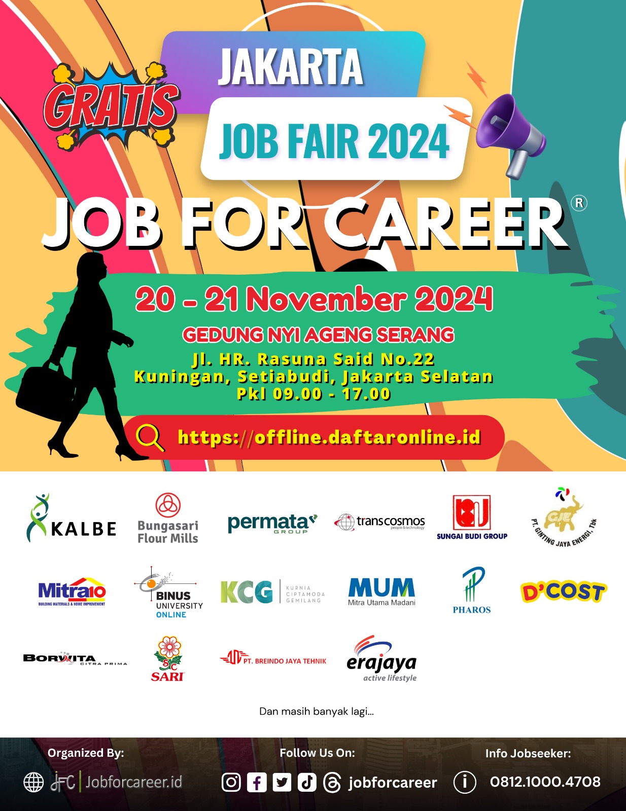 Jakarta Job Fair "JOB FOR CAREER" 2024