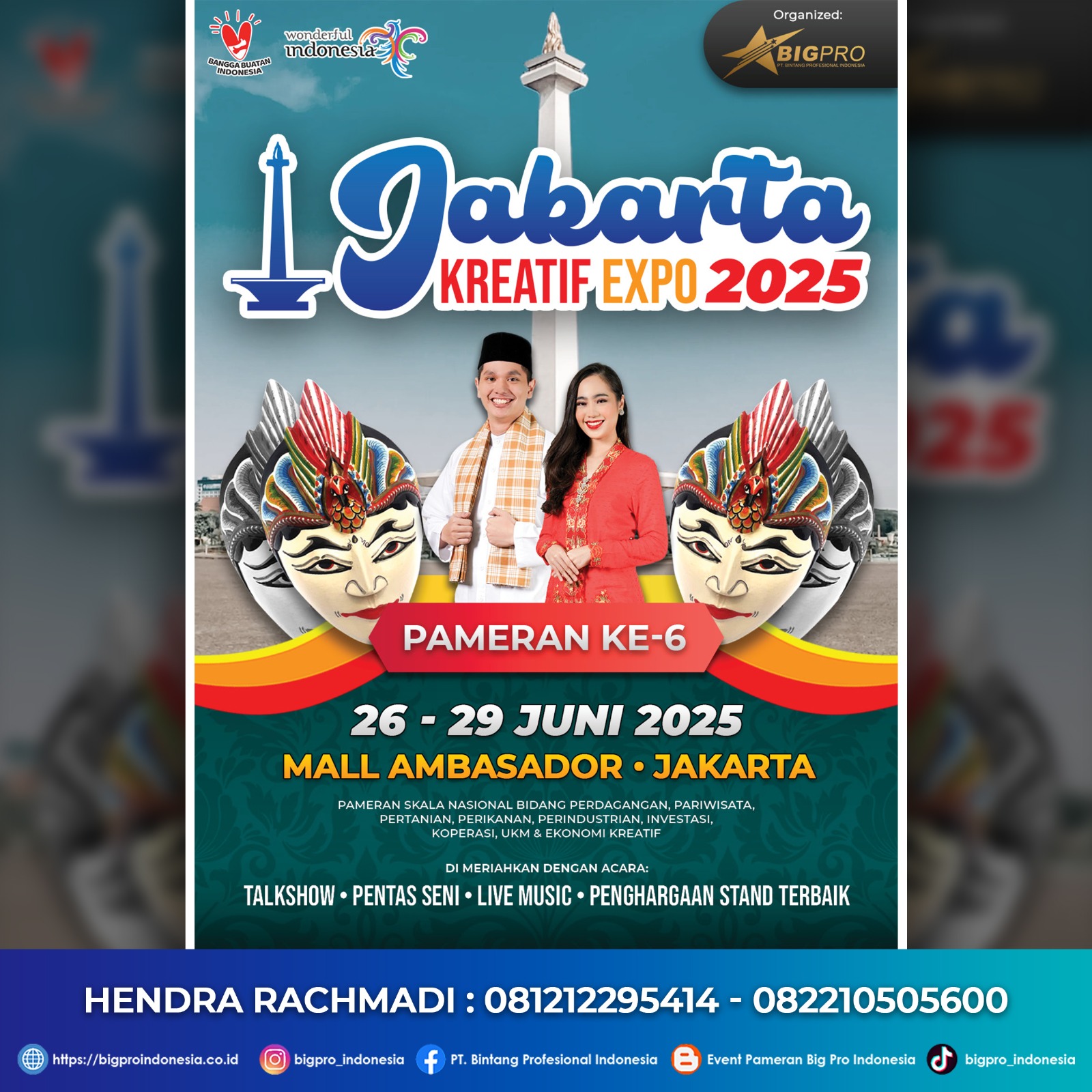 JAKARTA KREATIF EXPO 2025 (Pameran ke-6)