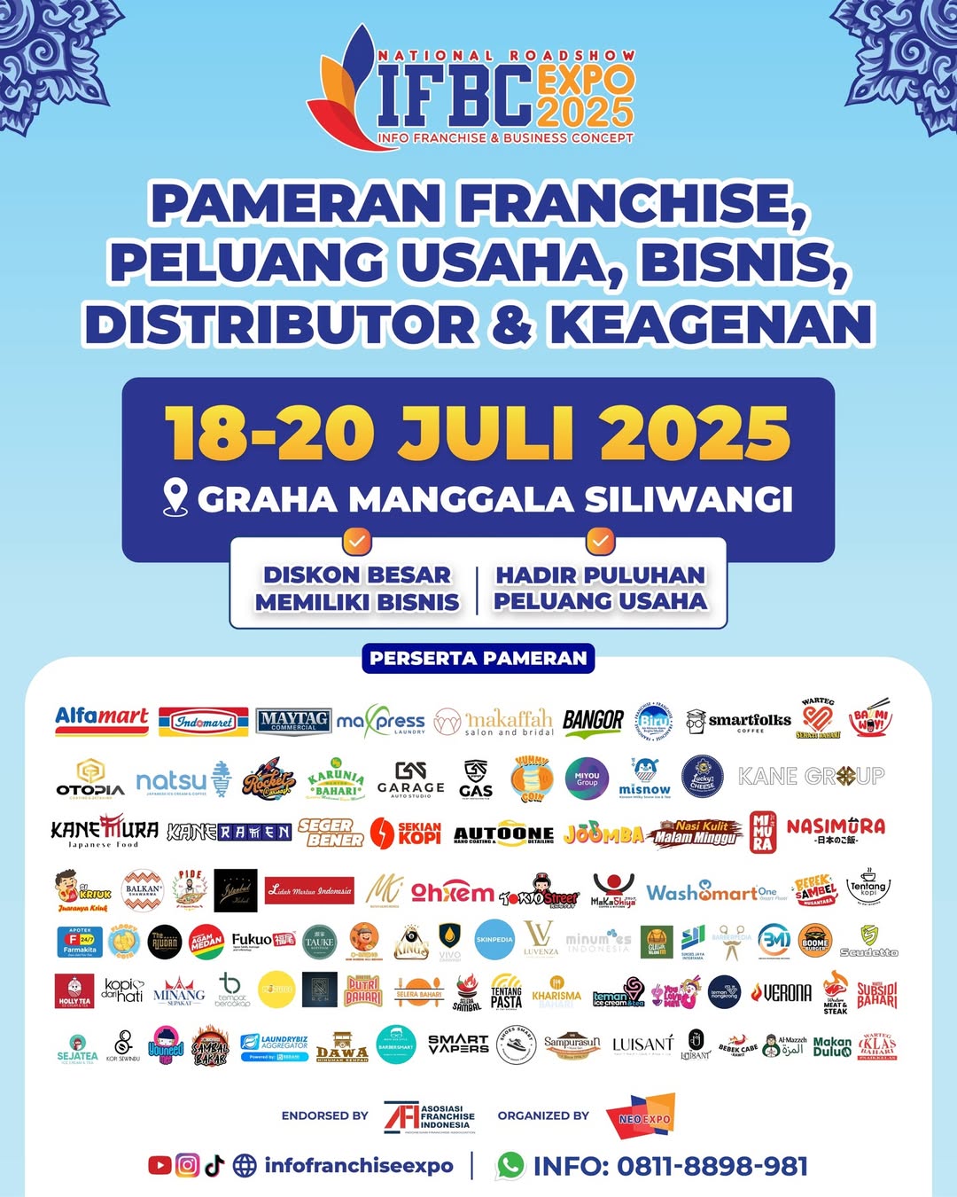 Pameran Info Franchise & Business Concept 2025 - Bandung