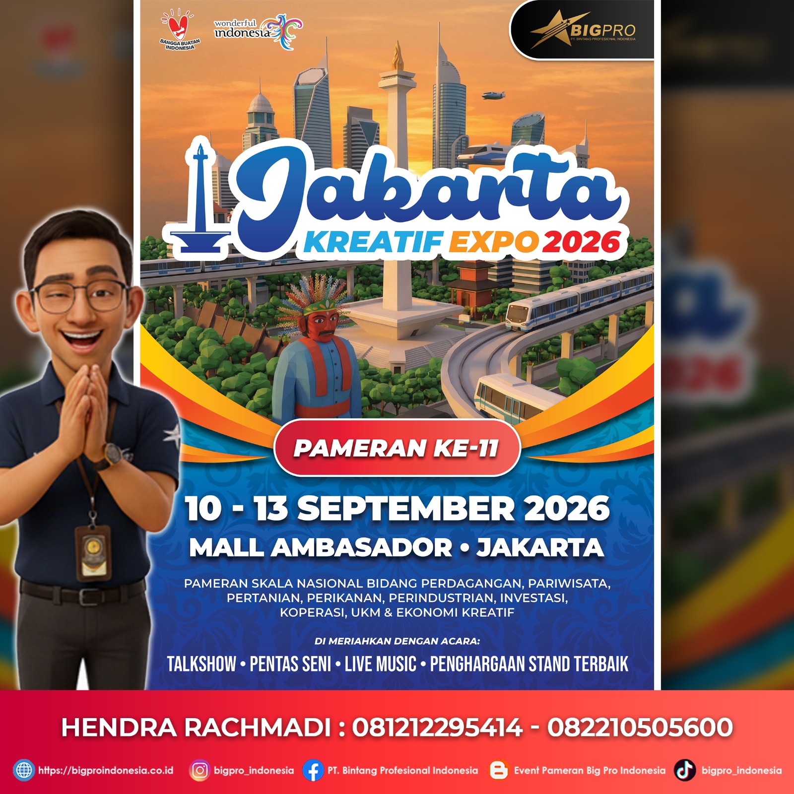 Jakarta Kreatif Expo 2026 (Pameran ke-11)